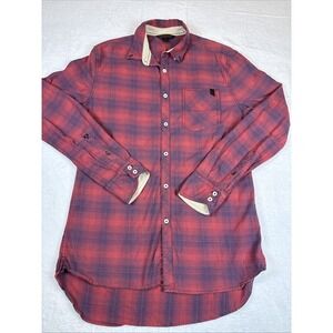 Outpost Makers Men's Plaid Button-Up Shirt Multicolor Long Sleeve Size M Flannel